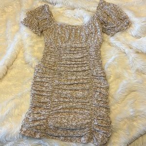 Le Lis mini rouched dress